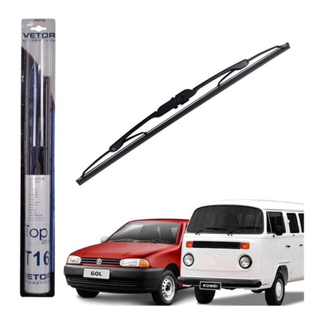 Palheta Limpador Parabrisa 16" Universal Mobi Idea Cr-v Gol