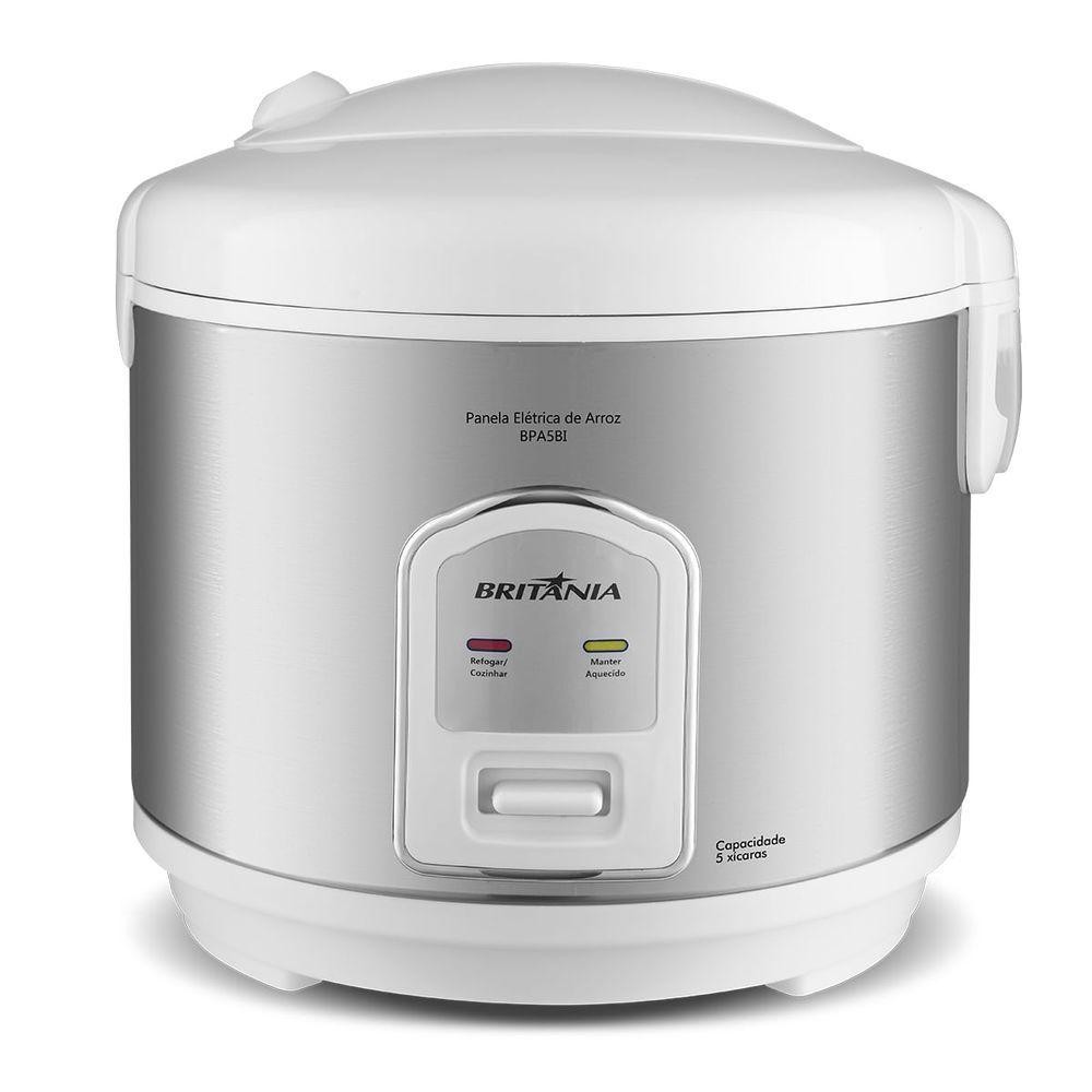 Panela De Arroz Britânia BPA5BI 5 Xícaras 110V em Oferta na Shopee