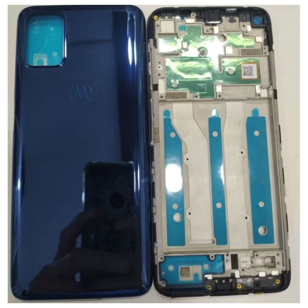 Carcaça Motorola Moto G9 Plus Aro chassis + Tampa Traseira Com Botões e Pontos de antenas, peças Novas envio mesmo dia.