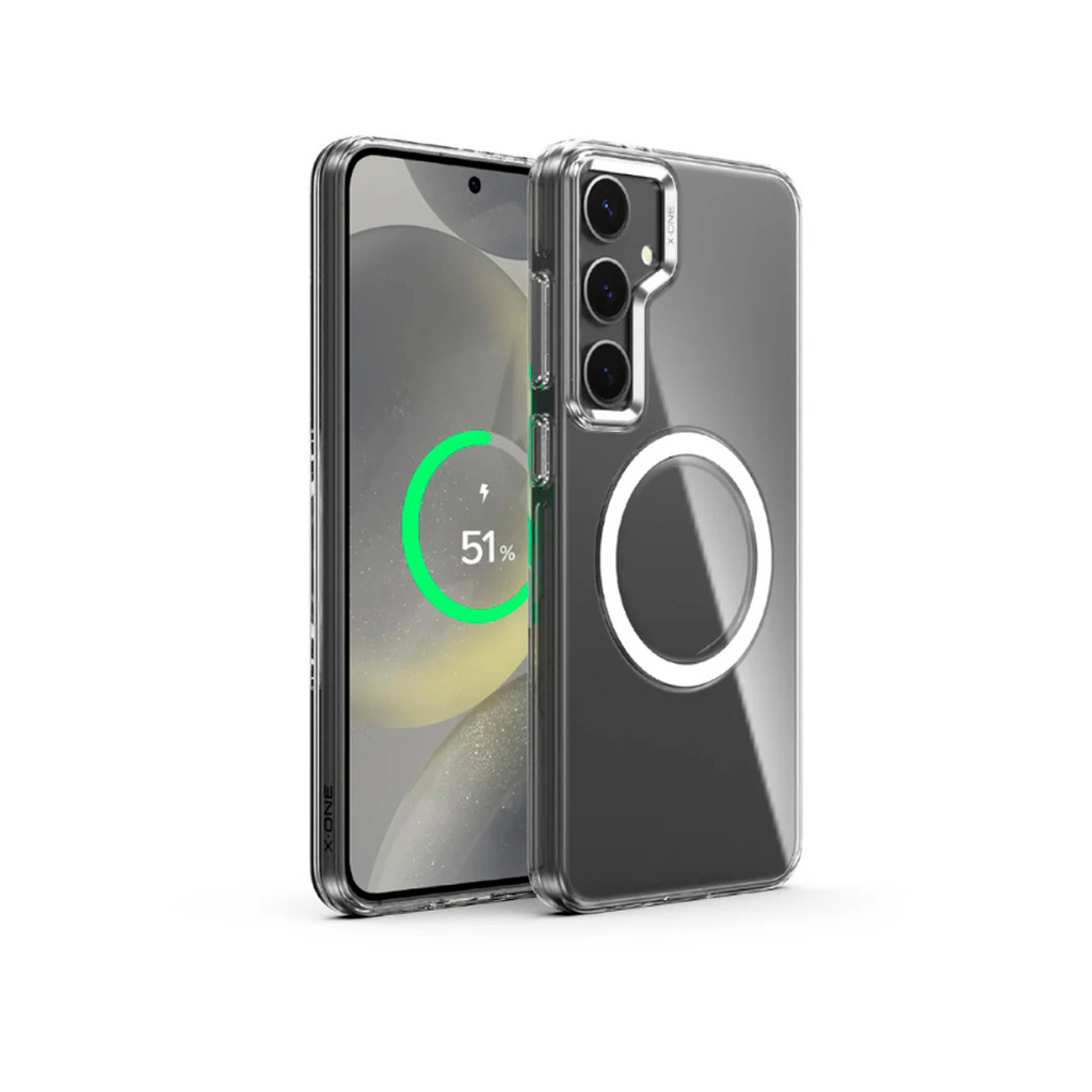 Capinha X-One para Galaxy S24 Forever Clear Case Magsafe TPU Alemão Aluminium Fr