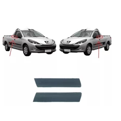 Kit Acabamento Pestanas Coluna Peugeot Hoggar 2 Portas