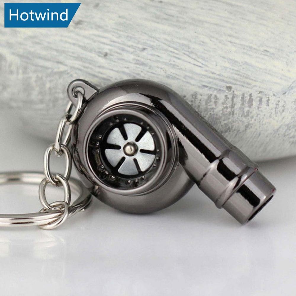 HW 1Pc Auto Car Turbo Manga Chaveiro Turbina Giratória J1R2