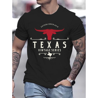 T-shirt Camisa Linda Camiseta Masculina 100% Algodão Premium Country Texas Rodeio Cowboy Lançamento 2025 Envio Imediato 
