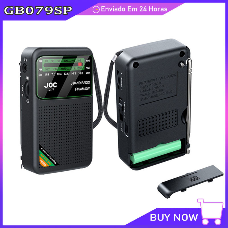 Radio Meteorológica Noaa Radio Portátil De Onda Corta Am/fm em Oferta na Shopee