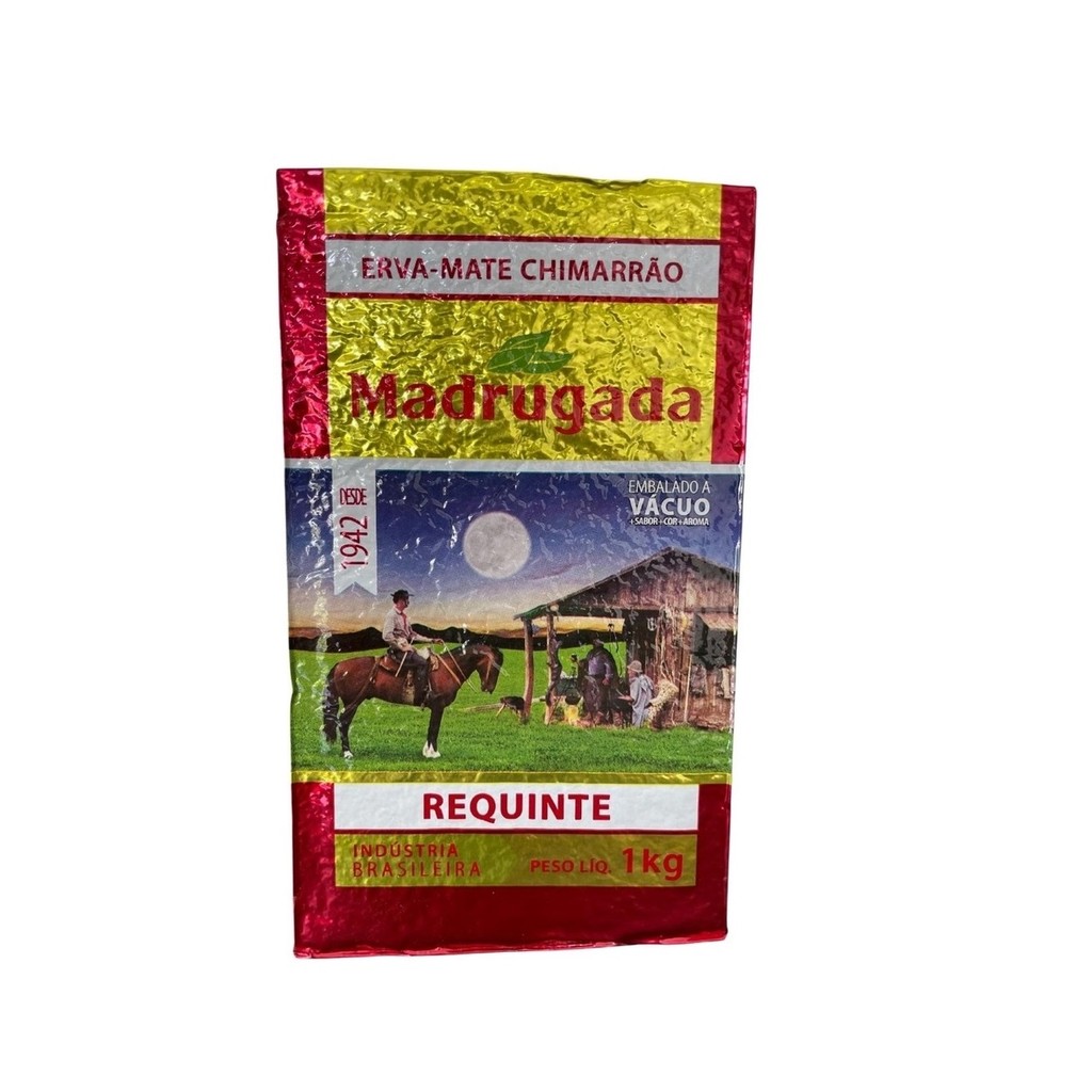 Erva mate Chimarrão MADRUGADA REQUINTE Moagem Fina 1kg