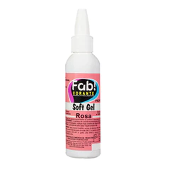 Corante Soft Gel Rosa 25G FAB