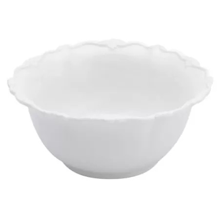 Bowl Porcelana Fancy Branco 14x6cm