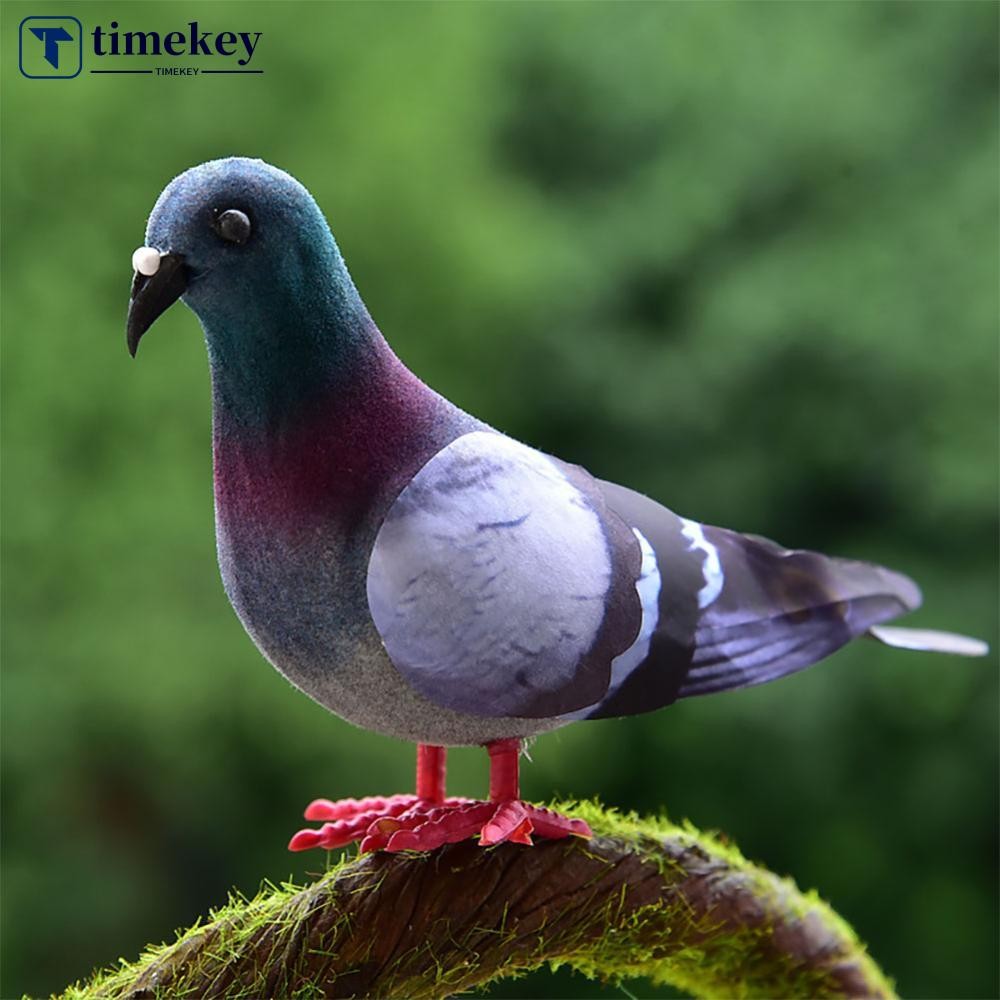 TIMEKEY Modelo De Pomba Artificial Pássaros Imitação De Animal Simulação Pombo Cinza Fotografia Adereços Festa Casamento em Oferta na Shopee