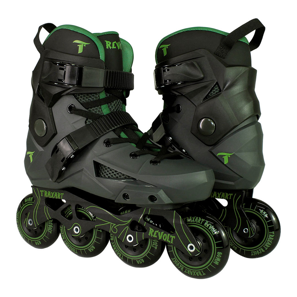 Patins Traxart Revolt Verde - 80mm/85A - ABEC-9