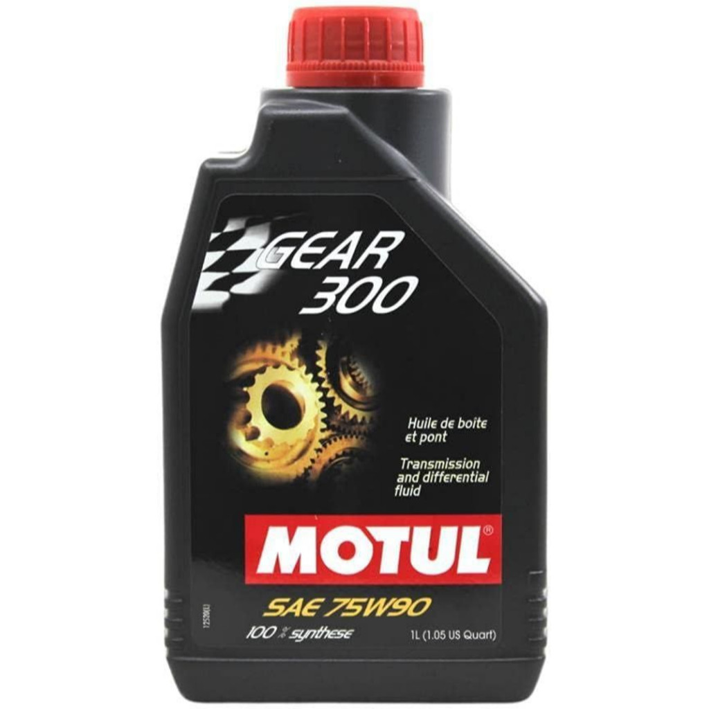 Óleo Lubrificante Sintético P/ Transmissão Câmbio Diferencial Motul Gear 300 75w90 - 1 Litro