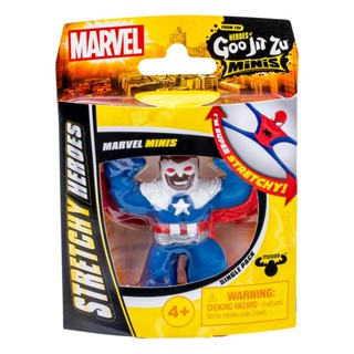 Mini Boneco Elástico Capitão América Sam de 6cm - Goo Jit Zu em Oferta na Shopee