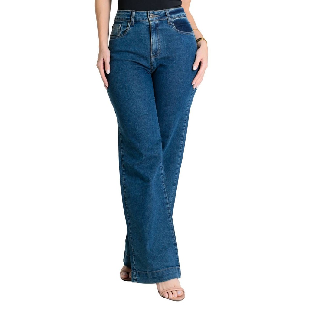 Calça Jeans Sawary Wide Leg - 280372 - Women Clothes
