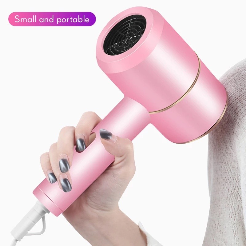 Secador de Cabelo Quente e Frio 220v Portátil Tecnologia Iônica — R$ 43,99 em Shopee, 41% OFF