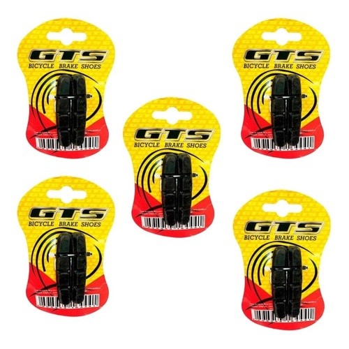 Kit 5 Pares Sapatas De Freio V-brake 70mm Modelo Orbital Gts em Oferta na Shopee