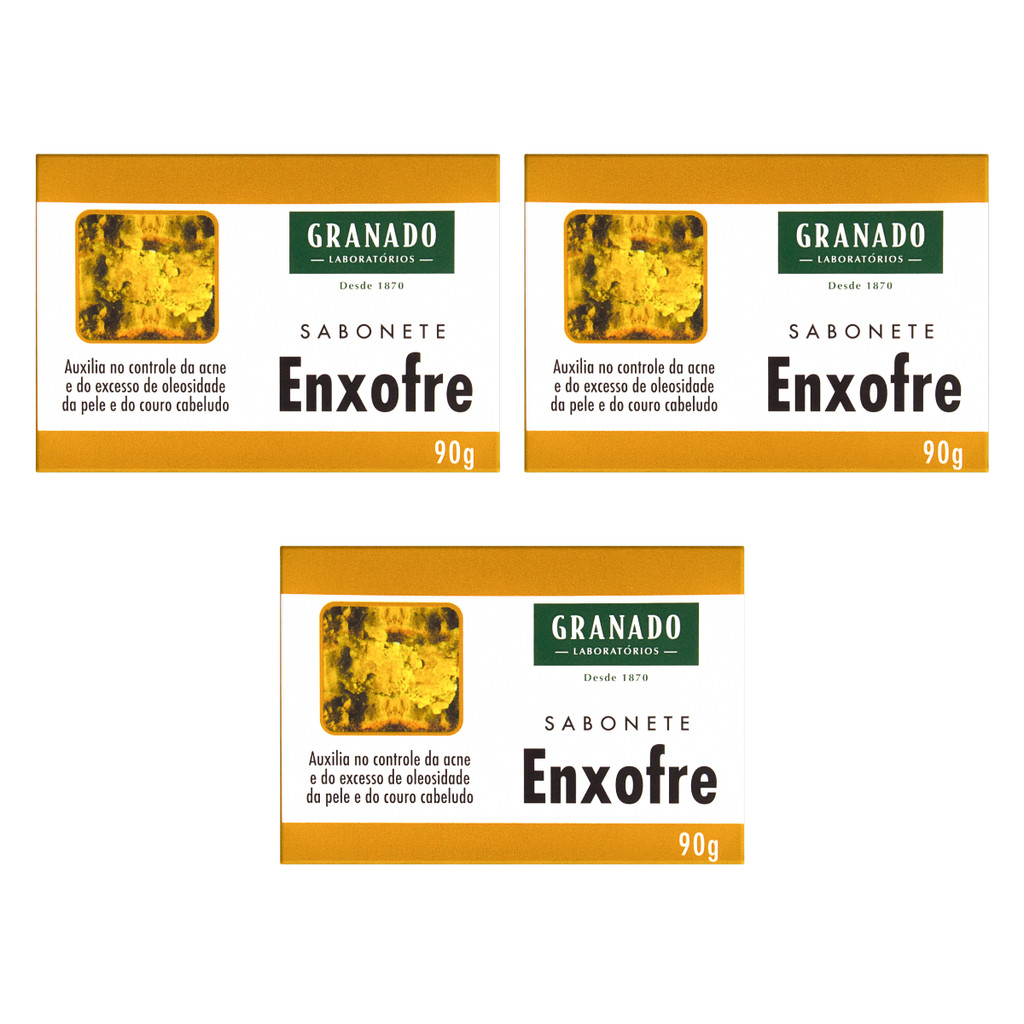 Kit 3 und Sabonete de Enxofre Medicinal Granado 90g em Oferta na Shopee
