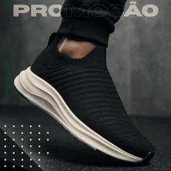 Tênis Masculino Casual Flexível e Respirável Perfeito para Exercícios e Caminhada