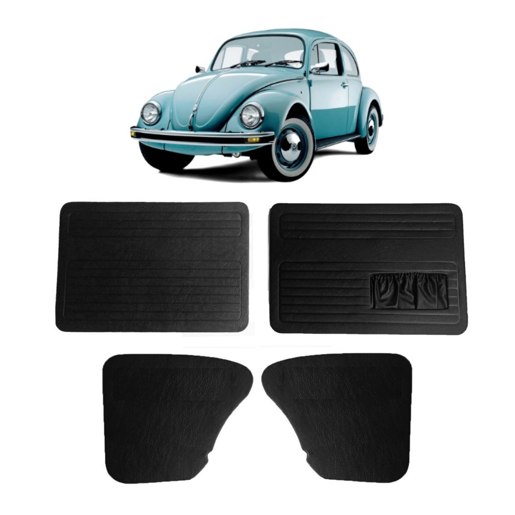 Forro Porta Courvim VW Fusca 1963 à 1977 Jogo 4 peças em Oferta na Shopee