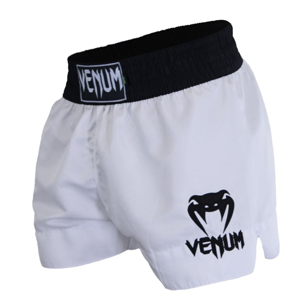Short Muay Thai Venum Classic - Branco