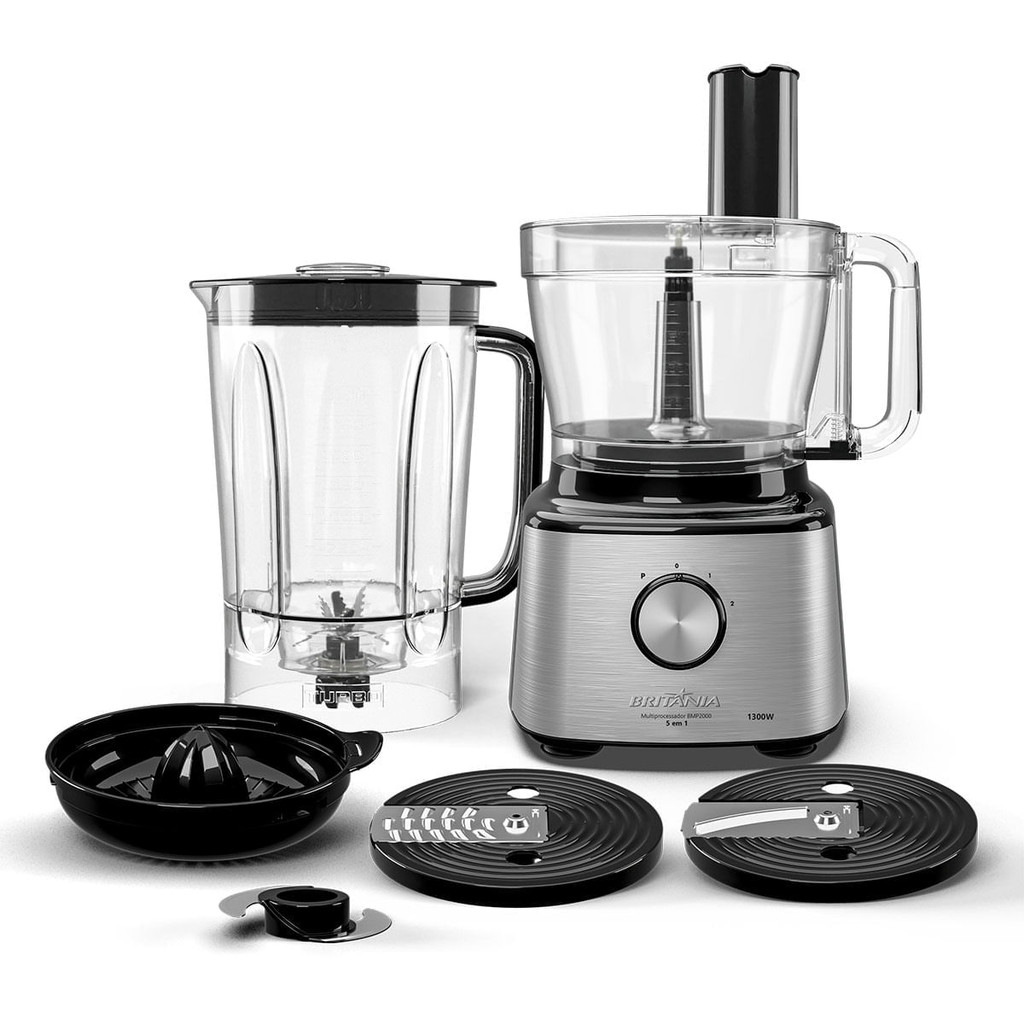 Multiprocessador Britânia Multifunções 5 em 1 1300W BMP2000 - Home Appliances