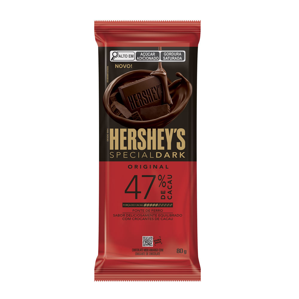 Chocolate Hershey's Special Dark Original 47% de Cacau 80g - Food & Beverages