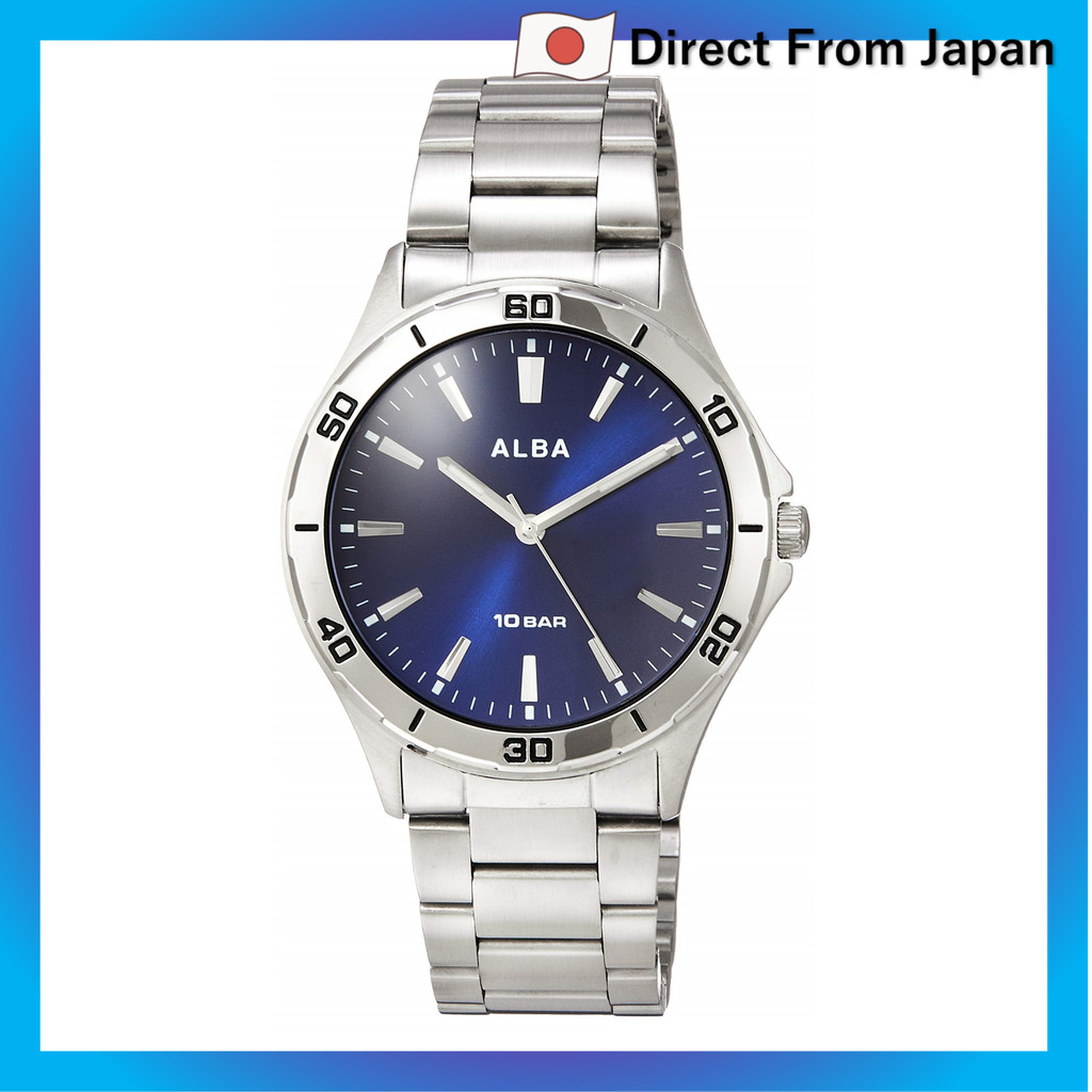 Relógio esportivo Alba masculino Seiko Watch AQPK411, resistente à água para uso diário (10 ATM), vidro inorgânico aboba