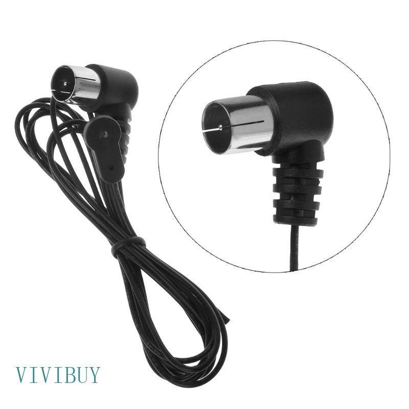 Antena Dipolo VIVI FM 75 Ohm Conector Estéreo Interno Para Home Theater