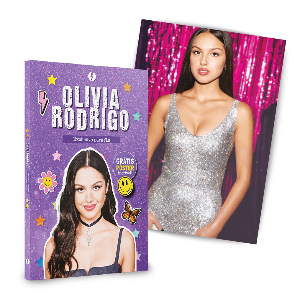 Capa do livro Livro - Olivia Rodrigo: exclusivo para fãs - Novo - Editora Book One -