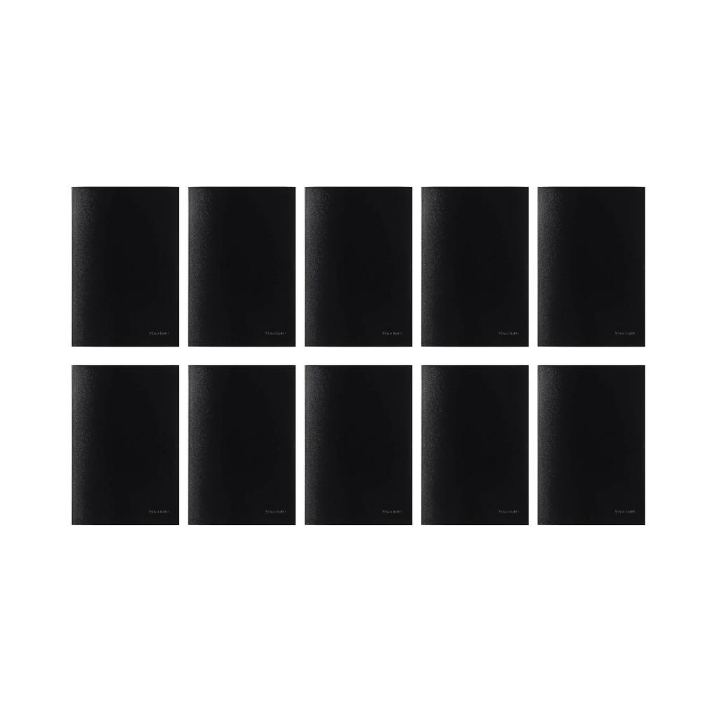 KIT COM 10 MG PRETO PLACA 4X2 CEGA EBONY CLEAN