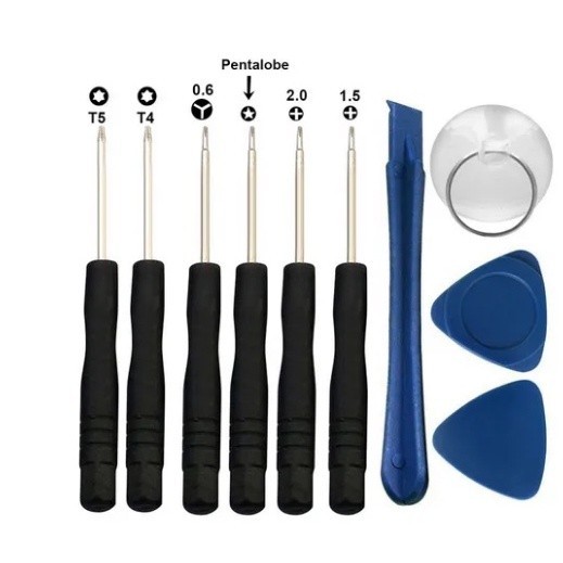 Kit Chaves De Precisão Para Reparo Em Celular Tablet Notebook 10 Em 1