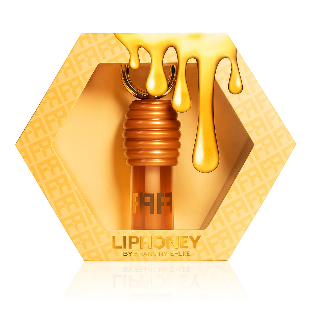 Gloss Labial Fran by Franciny Ehlke LipHoney 5G Hidratante Protetor Chaveiro