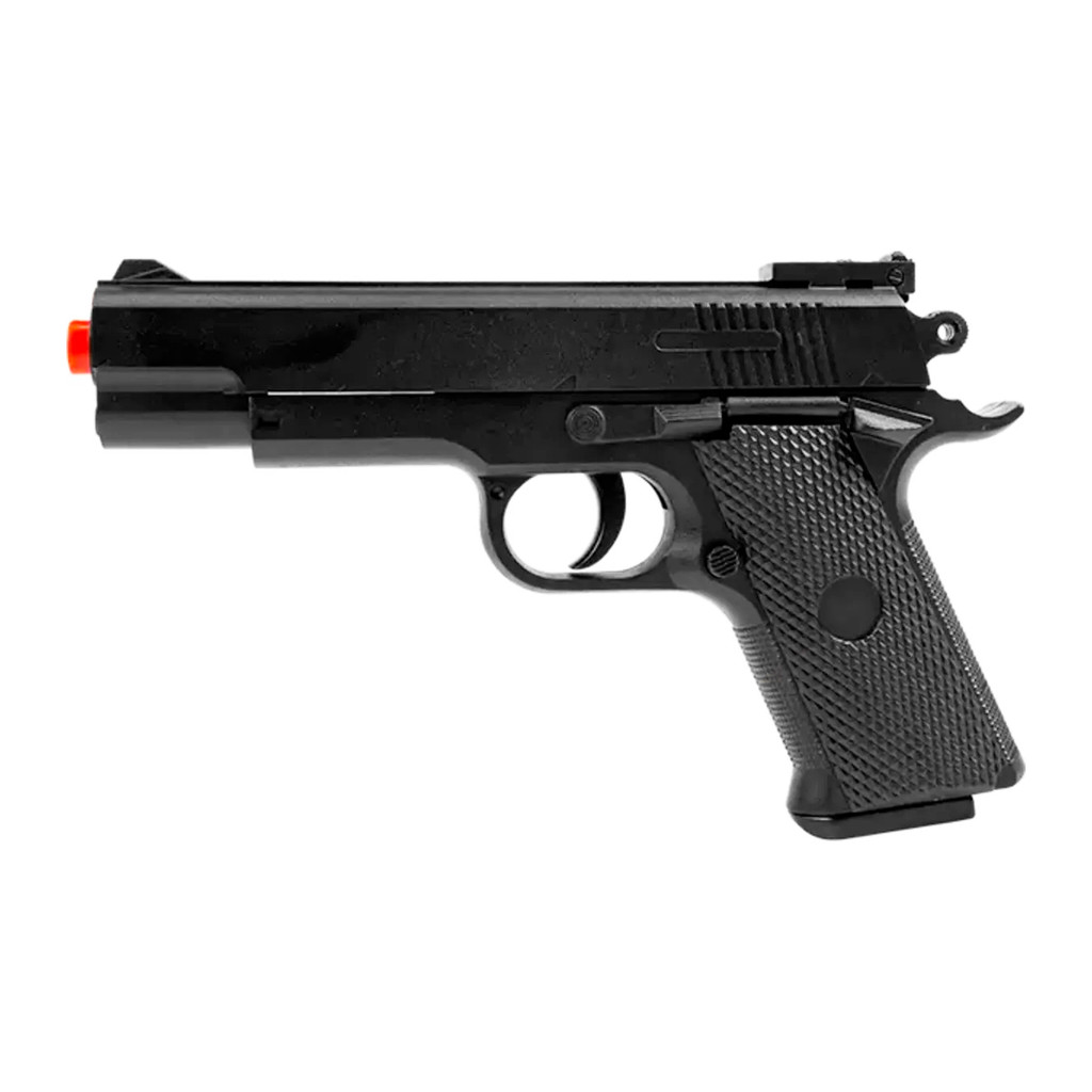 PISTOLA  DE AIRSOFT VG 1911 SHORT - V92 MOLA 6MM em Oferta na Shopee