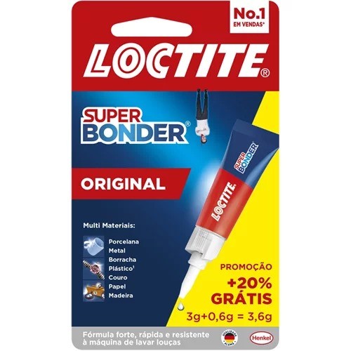 Super Bonder Loctite Original 3,6g