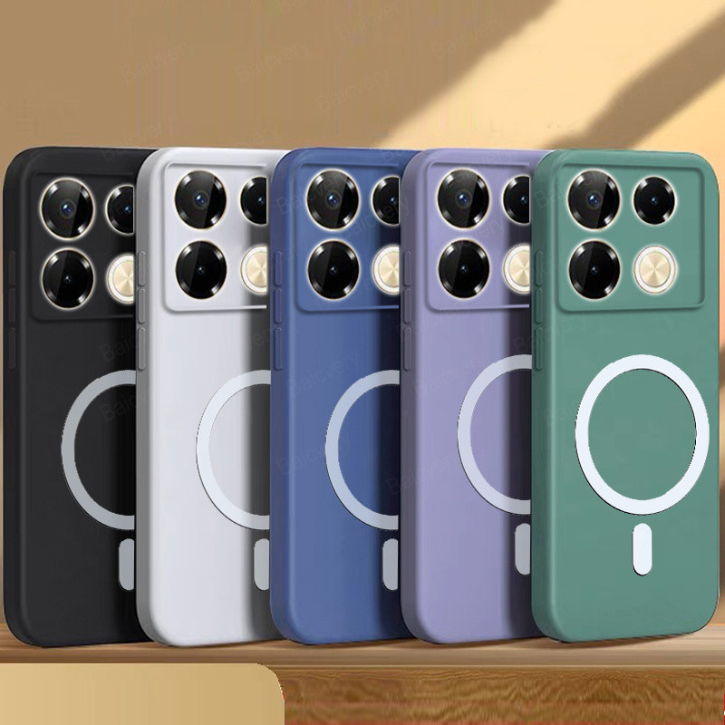 Capa De Telefone Infinix Note 40 5G X6852/40s 4G X6853/40Pro 4G X6850 Pro 5G+ X6851B TPU Macio Silicone Colorido F
