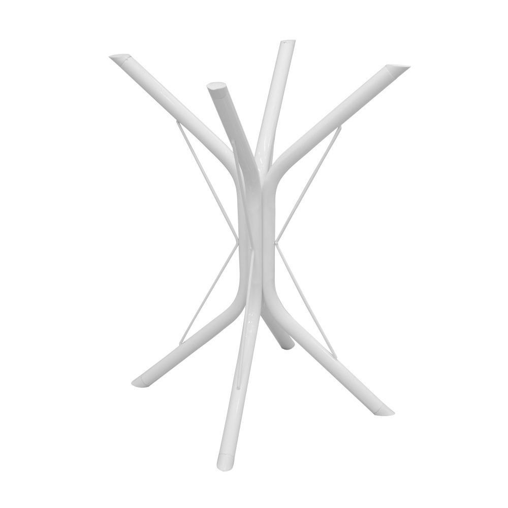 BASE DE MESA SEVILHA - 75/80CM - BRANCA - AÇOMIX