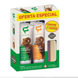 Kit Sebo de Carneiro + Esfoliante 200ml + Lixa para os pés - Fashion em Oferta na Shopee