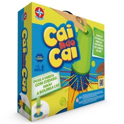 JOGO CAI NÃO CAI ESTRELA PEGA VARETAS BOLINHAS BRINQUEDO INFANTIL ESTRATÉGIA FAMÍLIA EQUILÍBRIO PAU