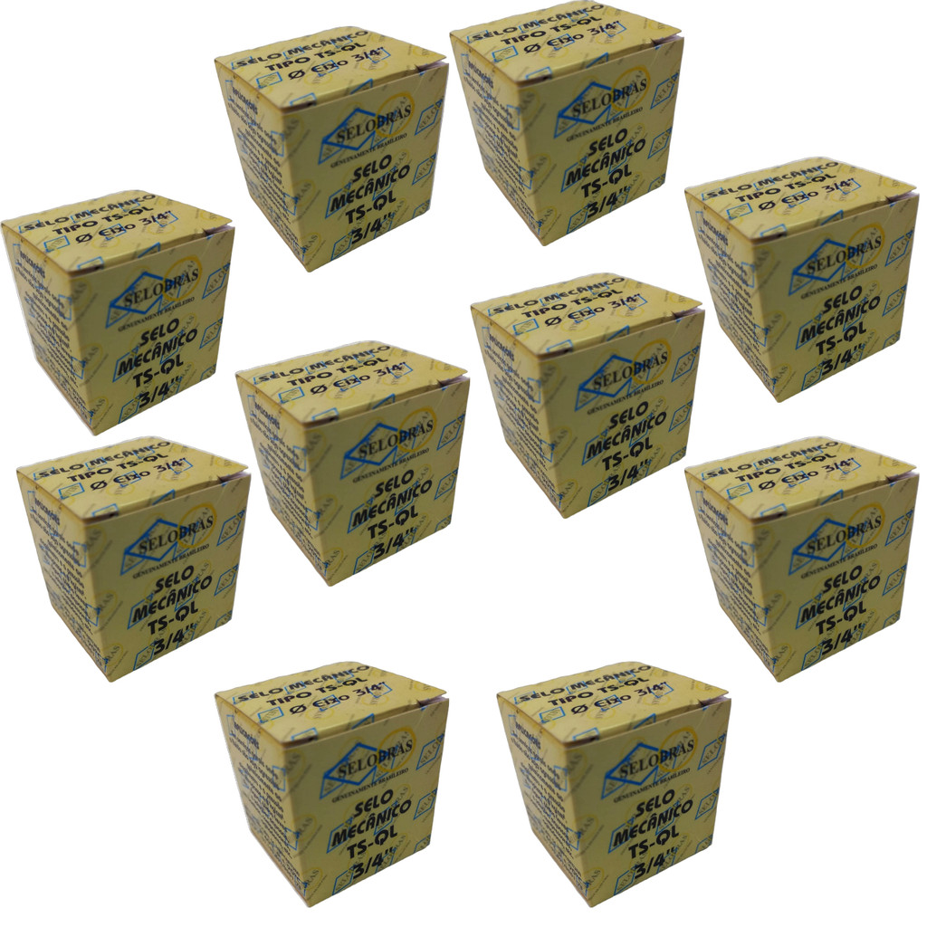 10 Peças Selo Mecânico 3/4 Mola Curta Ts-ql Buna Nautilus em Oferta na Shopee