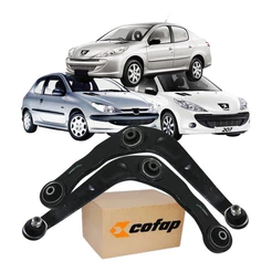 Par 2 Bandeja Original Cofap 206 1.0 1.4 1.6 8v 16v 2000 a 2015