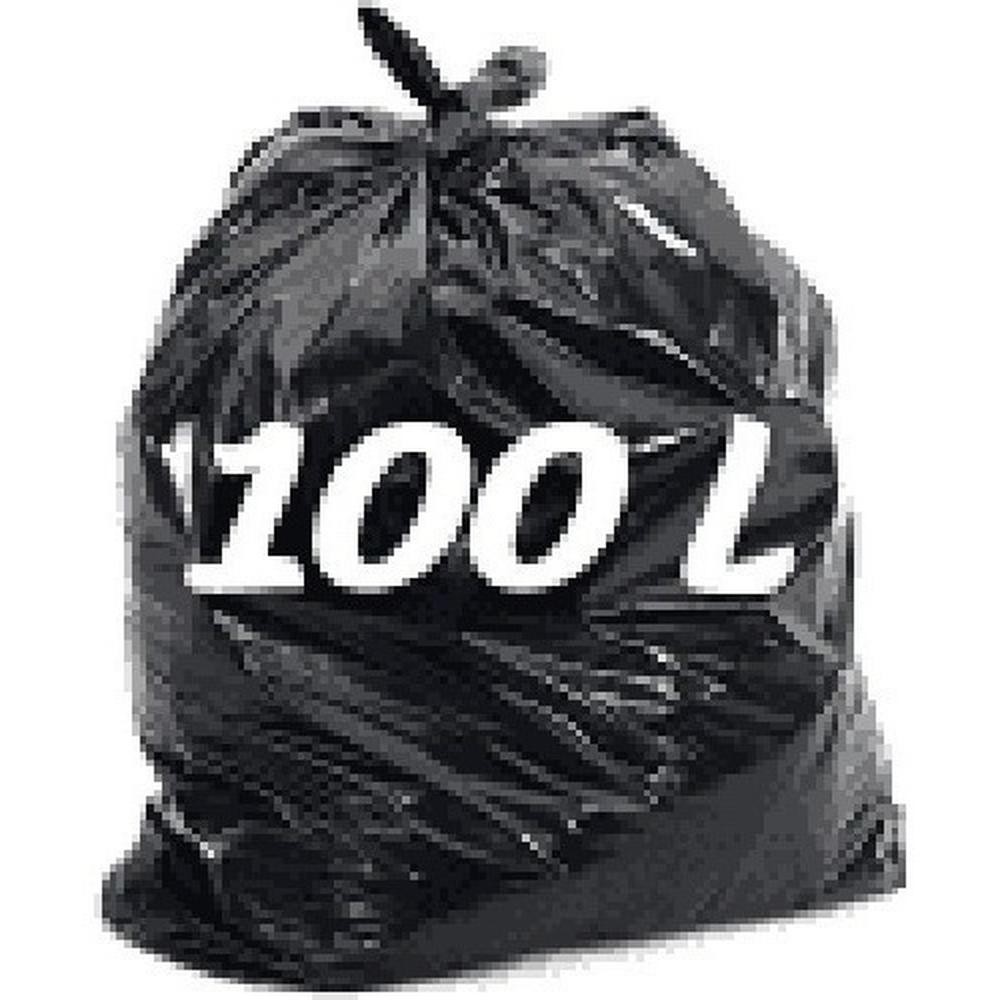 Saco Para Lixo 100 Litros Reforçado P7 C/ 50 Uni -boca Larga