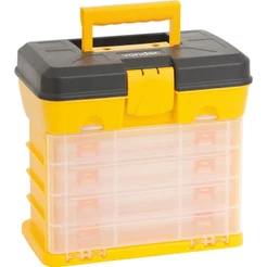 Organizador Plástico 275x175x260mm 4 Bandejas Opv0600 Vonder