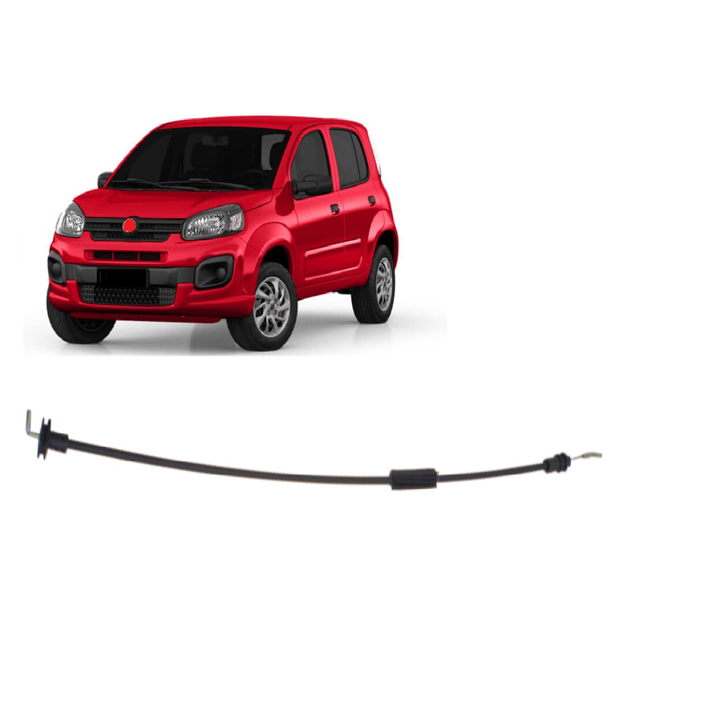 Cabo Abertura de Porta Traseira Uno Vivace Uno G2 Novo 4 Portas Lado Esquerdo em Oferta na Shopee