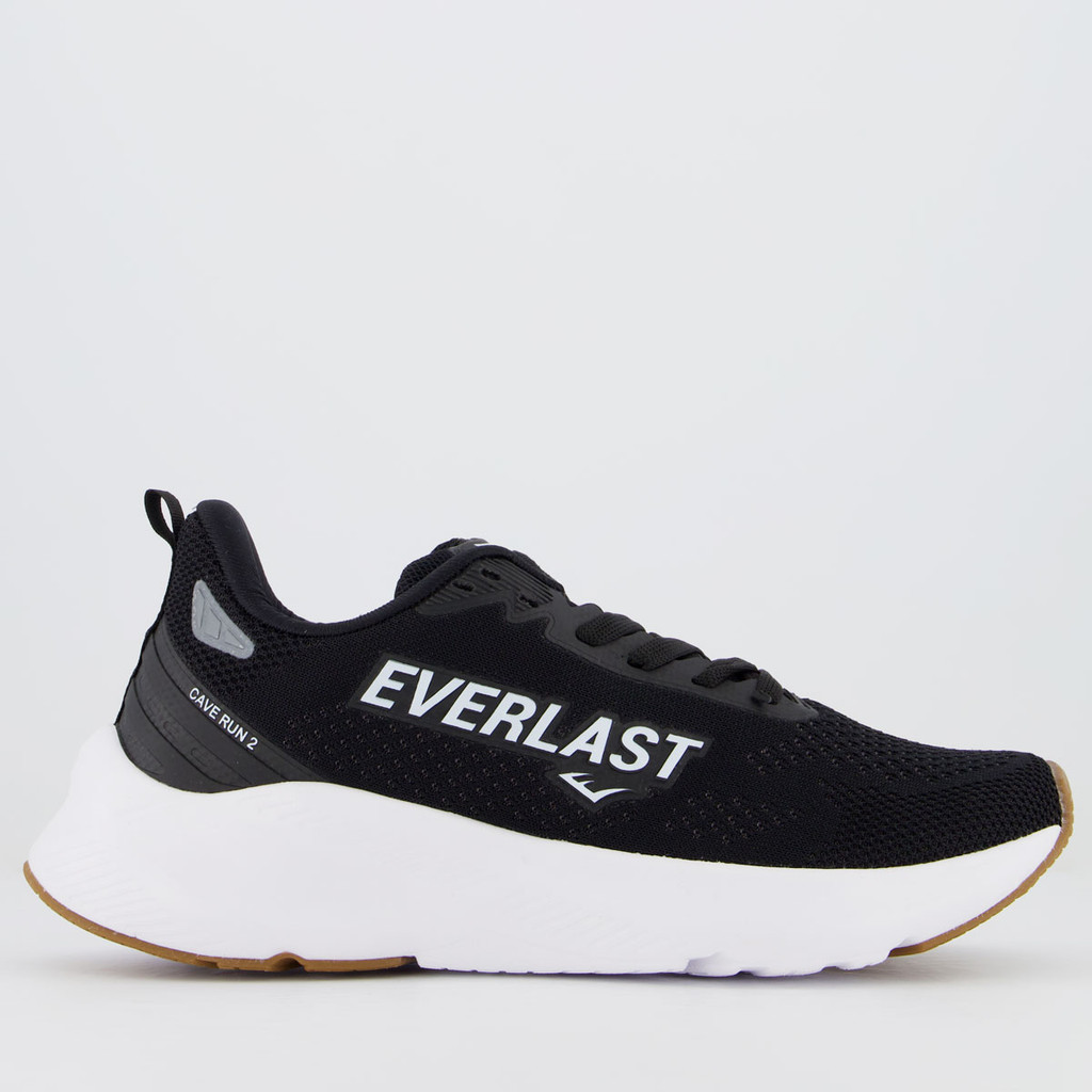 Tênis Everlast Cave Run 2 Preto e Branco