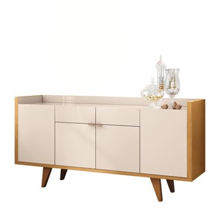 Aparador Buffet Sala Melodia Com Pés Madeira Maciça em Oferta na Shopee