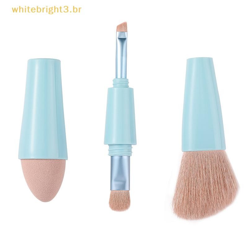 WB Travel Portátil Multitasker Beauty Tools Pincéis De Maquiagem Conjunto De Destacáveis . em Oferta na Shopee
