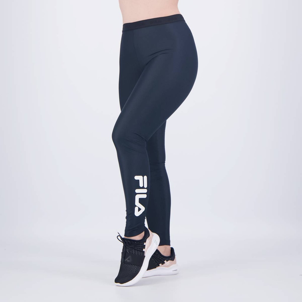 Calça Legging Fila Train Elastic IIII Feminina Preta em Oferta na Shopee