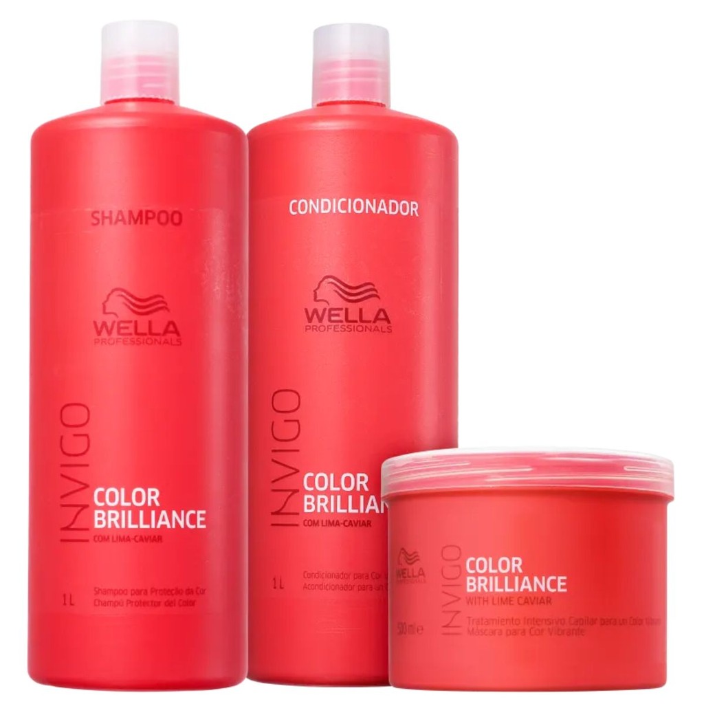 Wella Color Brilliance Sh 1l+cond 1l-ganhe Mask em Oferta na Shopee