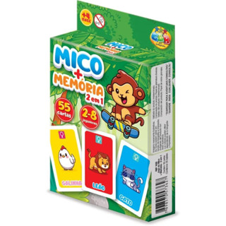 Jogo do Mico + Jogo da Memória 2 em 1 em Oferta na Shopee