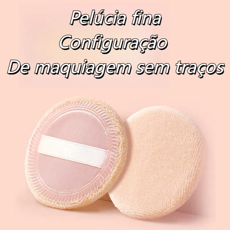 Kit 12 Peças Esponjas Para Maquiagem em Pó - Aplicação Profissional e Acabamento Suave