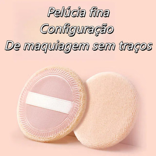 Kit 12 Peças Esponjas Para Maquiagem em Pó - Aplicação Profissional e Acabamento Suave