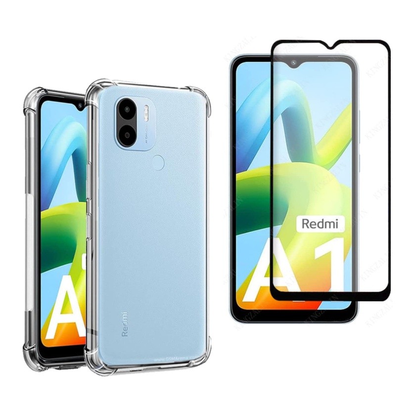 Capa Capinha + Película Vidro 3D p/ Toda Linha Redmi A1 A2 A3 A4 A5 8 9 10 11 12
